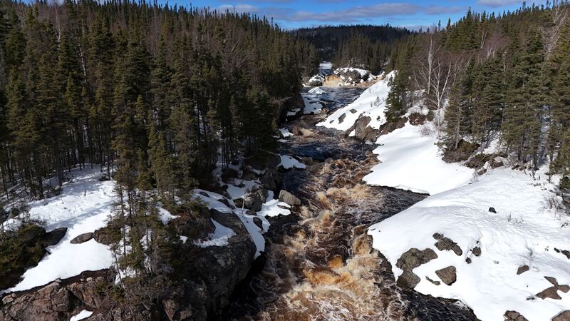 Rapides des Outardes. The Outarde Rapids