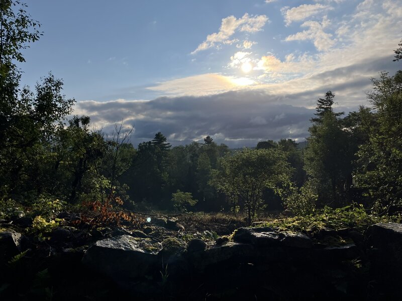 Sunlight over the hills.