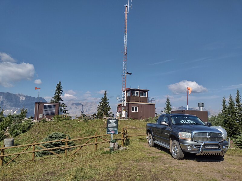 The Kananaskis Fire Lookout is a modern, operating fire lookout.