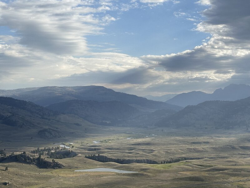 Lamar Valley from the Specimen Ridge Trail