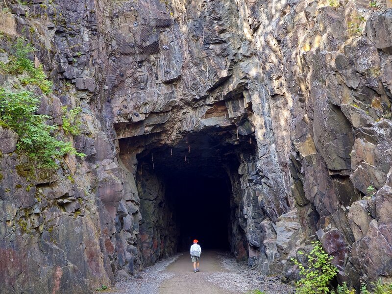 The DWP Tunnel's eastern portal