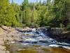 A cascade in the middle river.