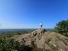 On the summit of Ely's Peak.