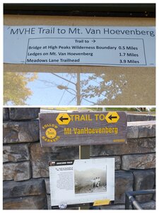 The new trailhead (2018) is located behind the Mountain Pass Lodge.