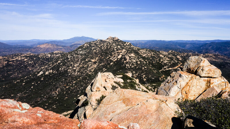 View of Gaskill Peak from the top of Lawson Peak.