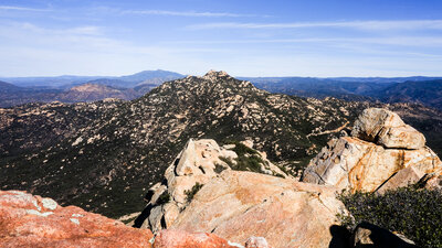 View of Gaskill Peak from the top of Lawson Peak.