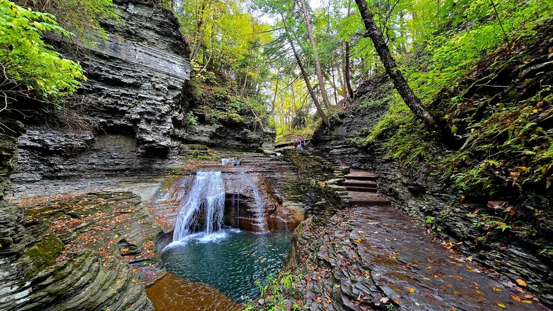 Buttermilk Falls Gorge