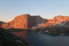 Sunrise on Mt. Hooker from Baptiste Lake.