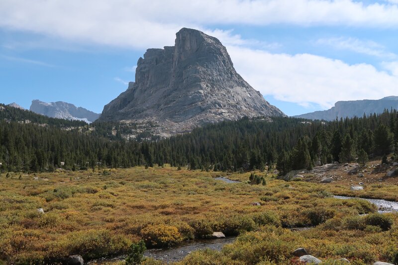 A look back up at Payson Peak