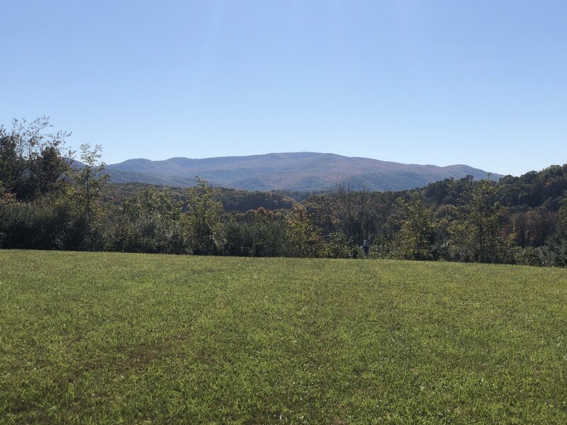 A view of High Knob, Eagle Knob and Pickem Mountain.