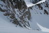 Riding down Wind River Peak on bouncy snow.