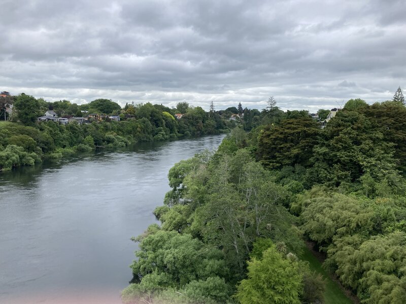 The view from Whitiora Bridge.