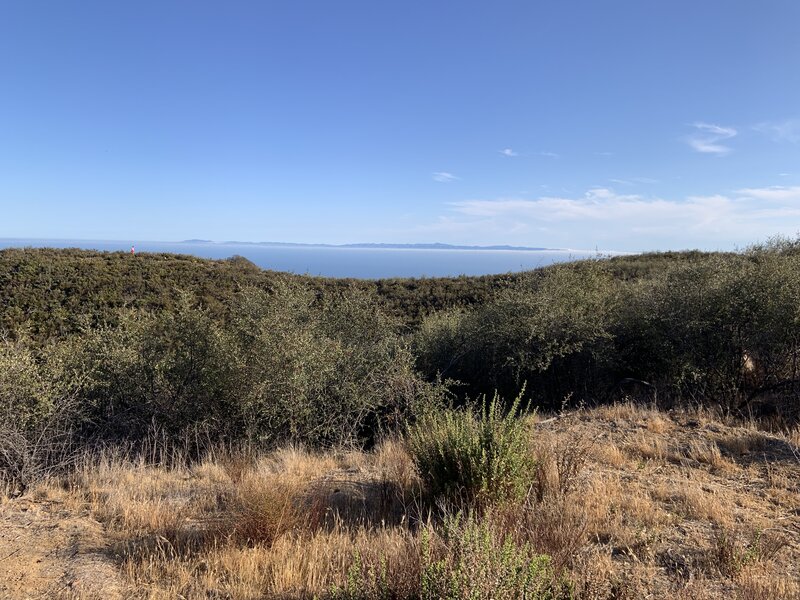 Ocean views from Rattlesnake Canyon