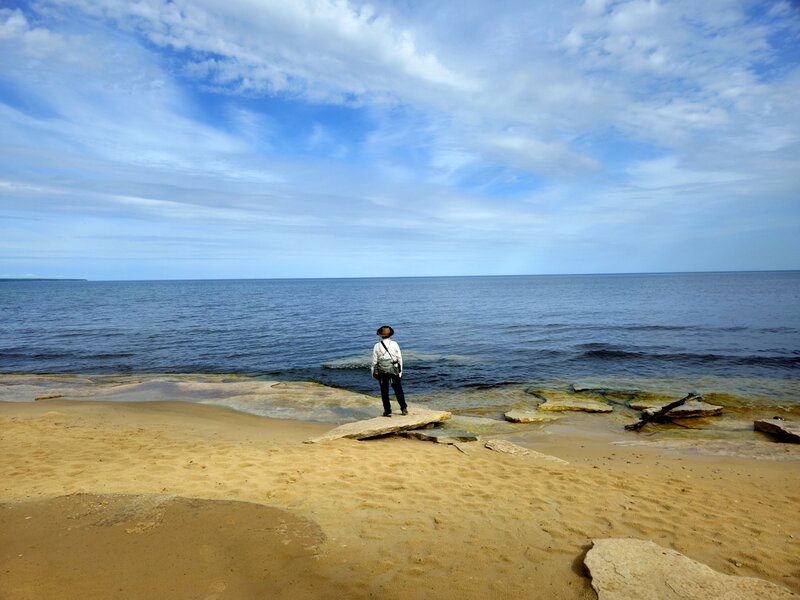 On Lake Superior near the mouth of the Mosquito River.