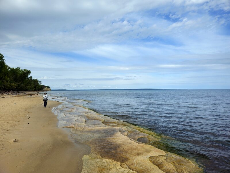 Along the south shore of Lake Superior