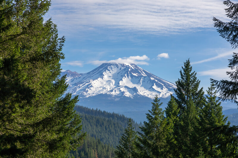 Mount Shasta from Castle Crag Lookout.