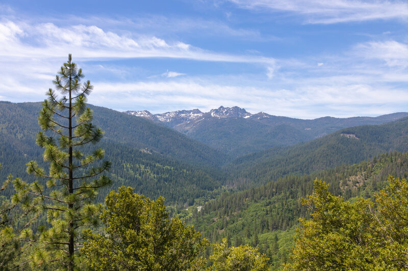 Klamath Mountains from Pacific Crest Trail.