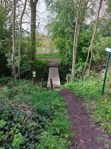 Trail in natuurgebied 't Schrijverke.
