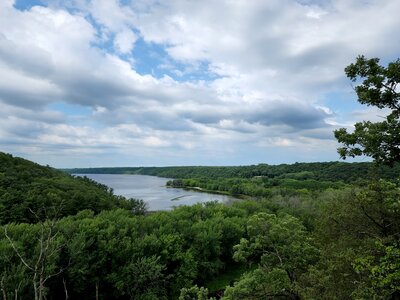 View of the St. Croix from the overlook on the Purple Trail.