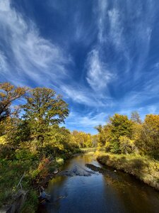 Crossing the Buffalo River on the River View Trail.