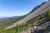 The scree slopes of Mount Thielsen.