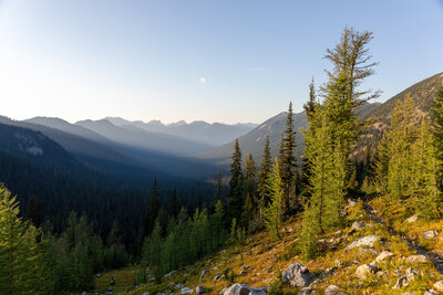 Sunset over the West Fork Pasayten Valley