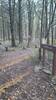Start of loop (going CCW), showing the remnants of Bodine Cemetery.