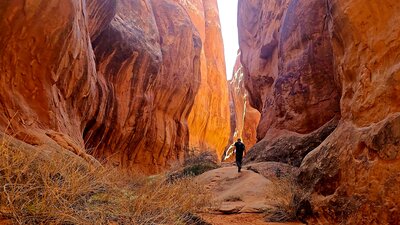 Fiery Furnace near Skull Arch.