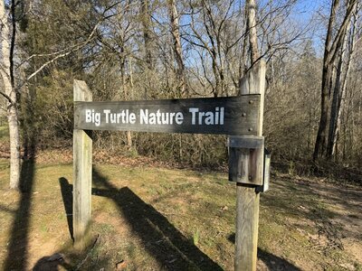 Trailhead sign.