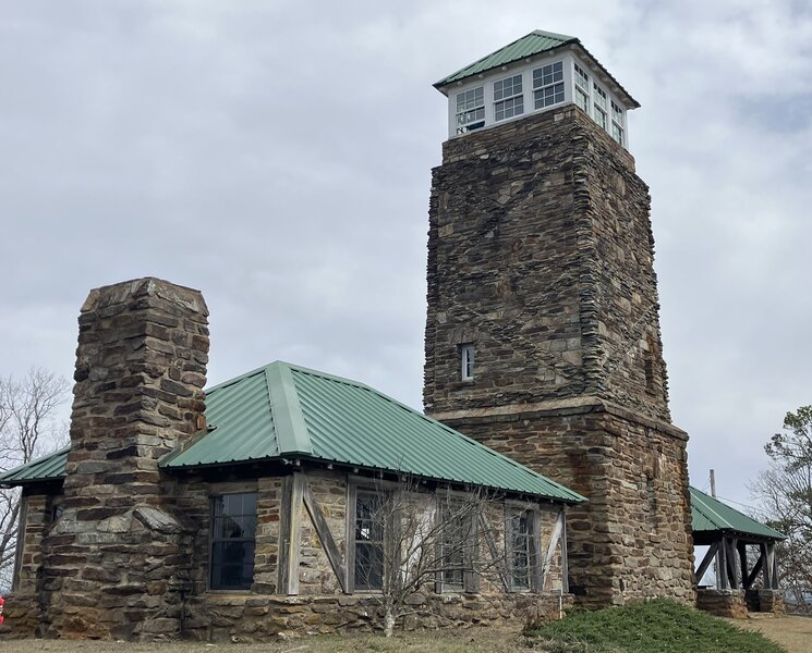 Flagg Mountain Tower (built by the CCC in 1935)