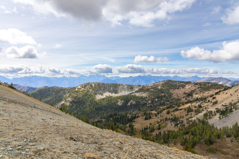 View southwest towards Lake Chelan.