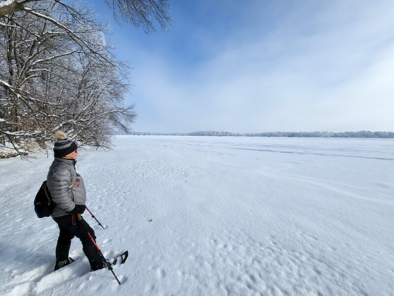 Cedar Lake in winter.