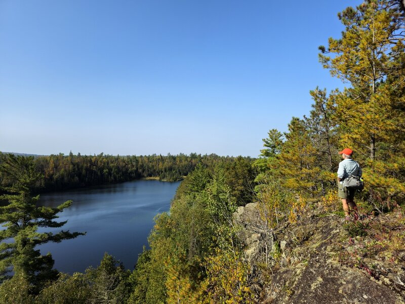 Another overlook of Ennis Lake.