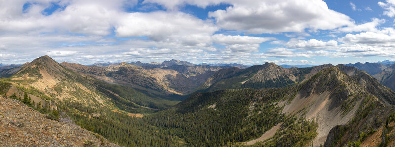 Upper South Fork Trout Creek drainage.