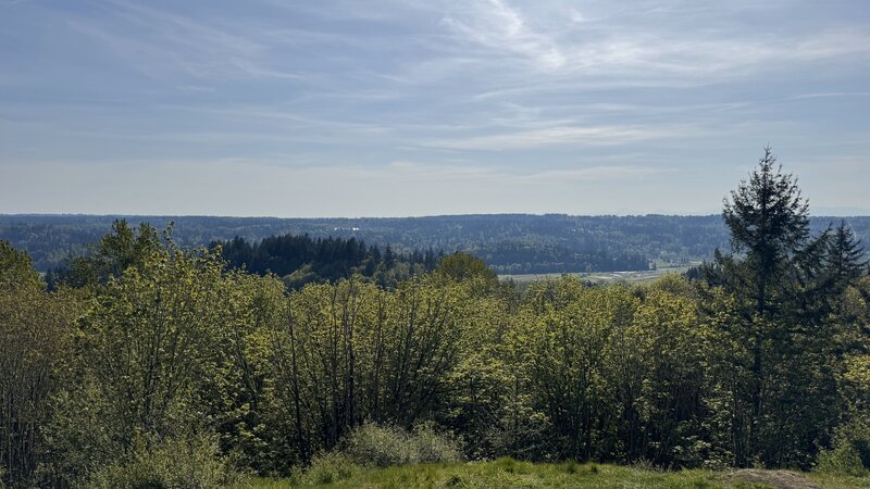 Looking over the Snohomish River Valley from Rock Candy Lookout.