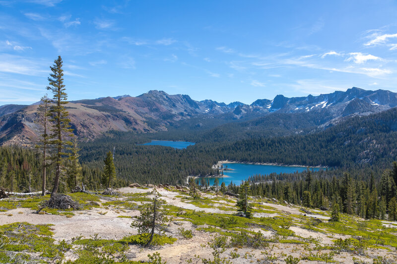 Horseshoe Lake and Lake Mary.