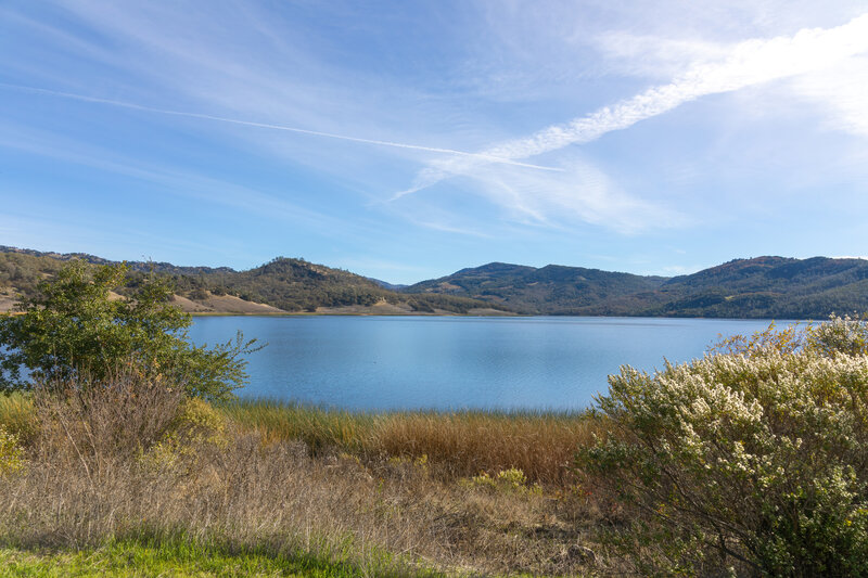 Lake Hennessey from Northwest Shoreline Trail.