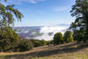 Clouds above the Petaluma River marsh.