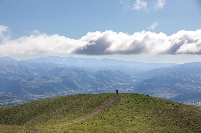 Far reaching views towards Little Yosemite Valley.