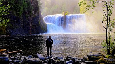 Upper Lewis River Falls