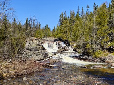 Waterfalls on the Baldhead River.
