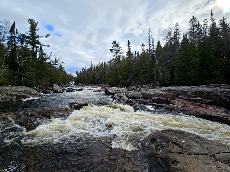 The cascade near Highway 17