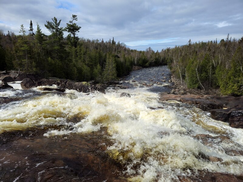From above the second waterfall.