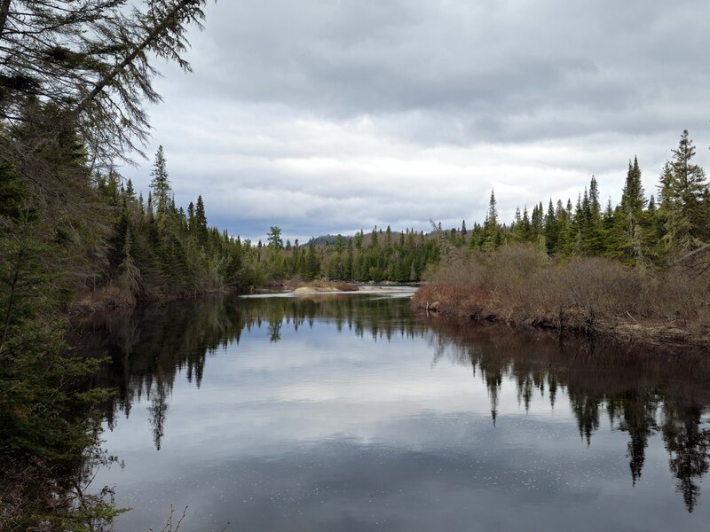 Slack water below Portage 28