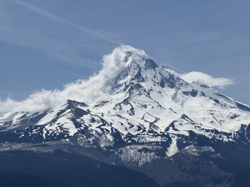 View of Mount Hood from the top of Lost Lake Butte.