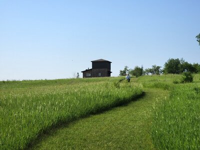 On the trail to the Historic Water Tower.