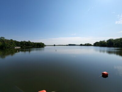 Split Rock Lake from the dam.