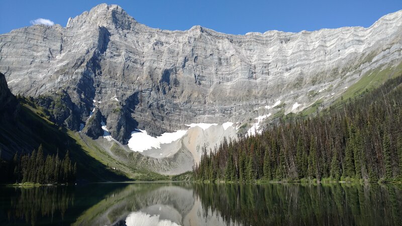 Mount Sarrail, 10,400 feet, looms overs Rawson Lake.