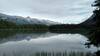 Lower Elk Lake from its north shoreline. Eastern slopes of the Elk River Valley stretch into the distance on the left and center.