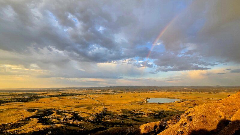 Sunrise hike on Bear Butte Trail.